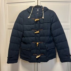 American Eagle Coat With Hood Size Women’s Small Color Blue